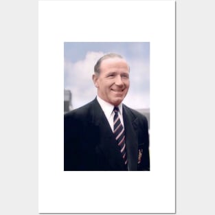 Sir Matt Busby in colour Posters and Art
